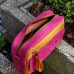 Кросбоді з натуральної шкіри mb_027_fuchsia_camel